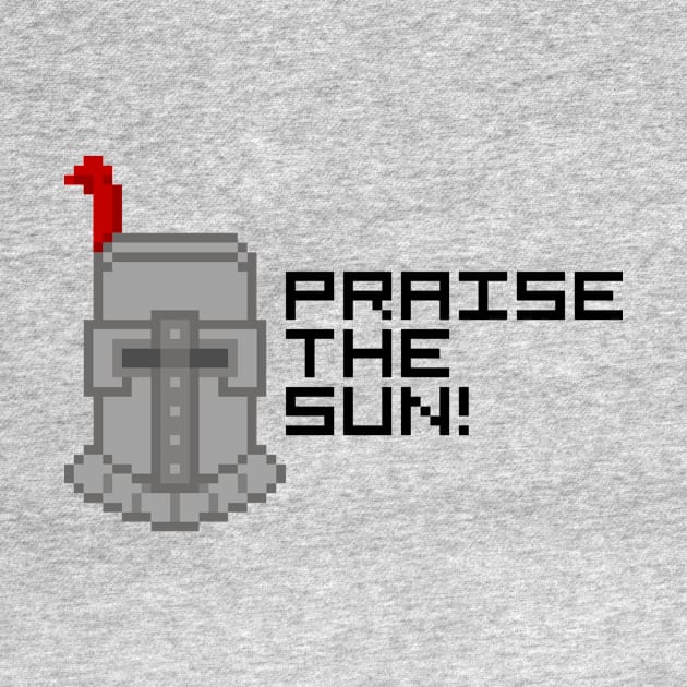 Dark Souls Praise The Sun Solaire 8-Bit Pixel Art by StebopDesigns